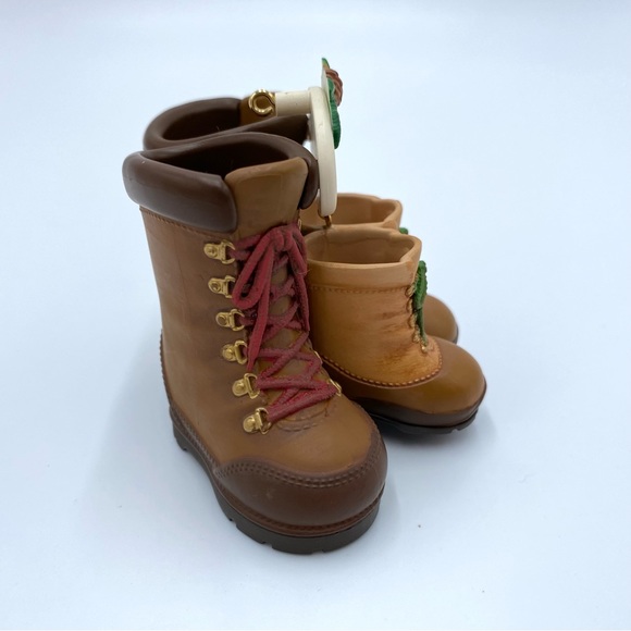 2013 Hallmark Keepsake Like Dad Like Son Snow Boots Christmas Tree Ornament - Picture 4 of 9